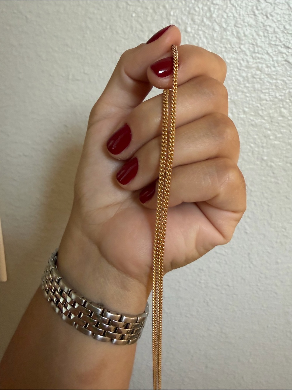 9k gold unoaerre tight curb chain